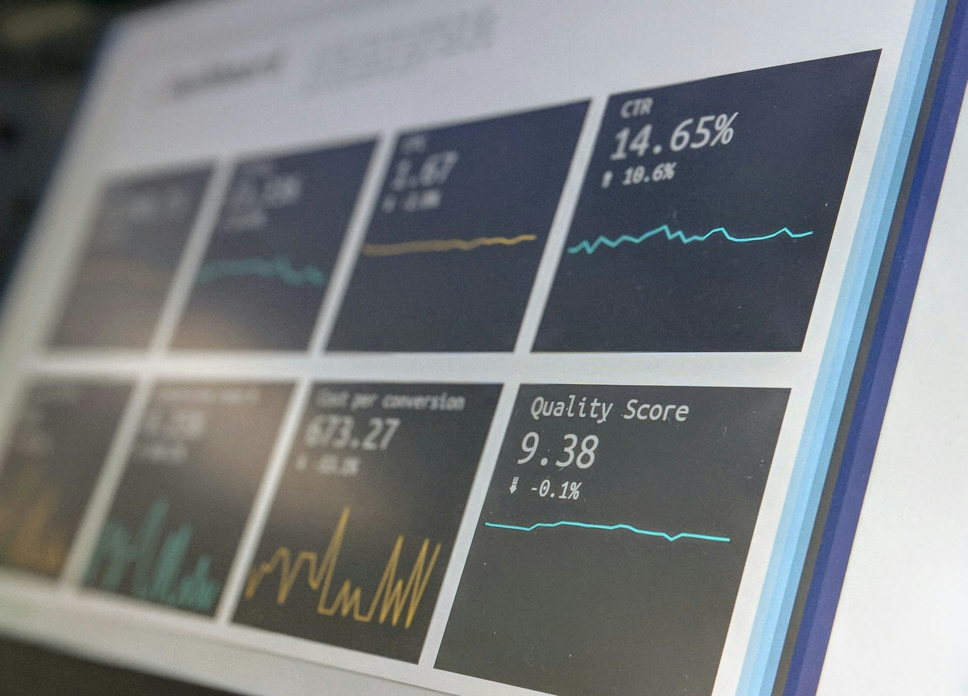 Disposition-Dashboard auf einem Laptop-Bildschirm